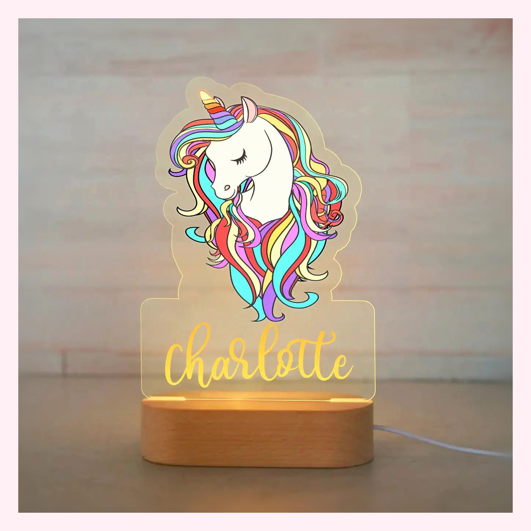 Veilleuse Personalisée LED - Décoration Chambre - LumiCoeur