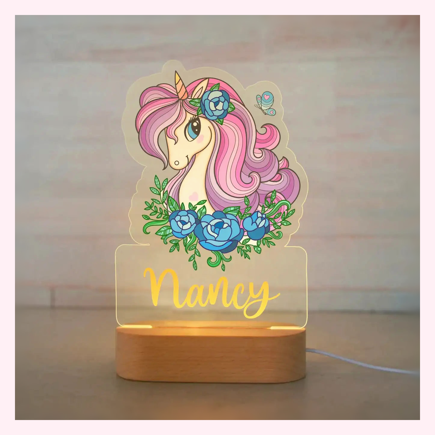 Veilleuse Personalisée LED - Décoration Chambre - Modèle 27 - LumiCoeur