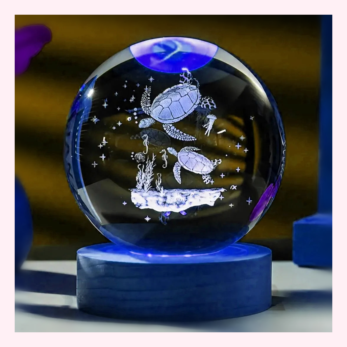Veilleuse Tortue LED - Lampe Enfant - Modèle 6 - LumiCoeur