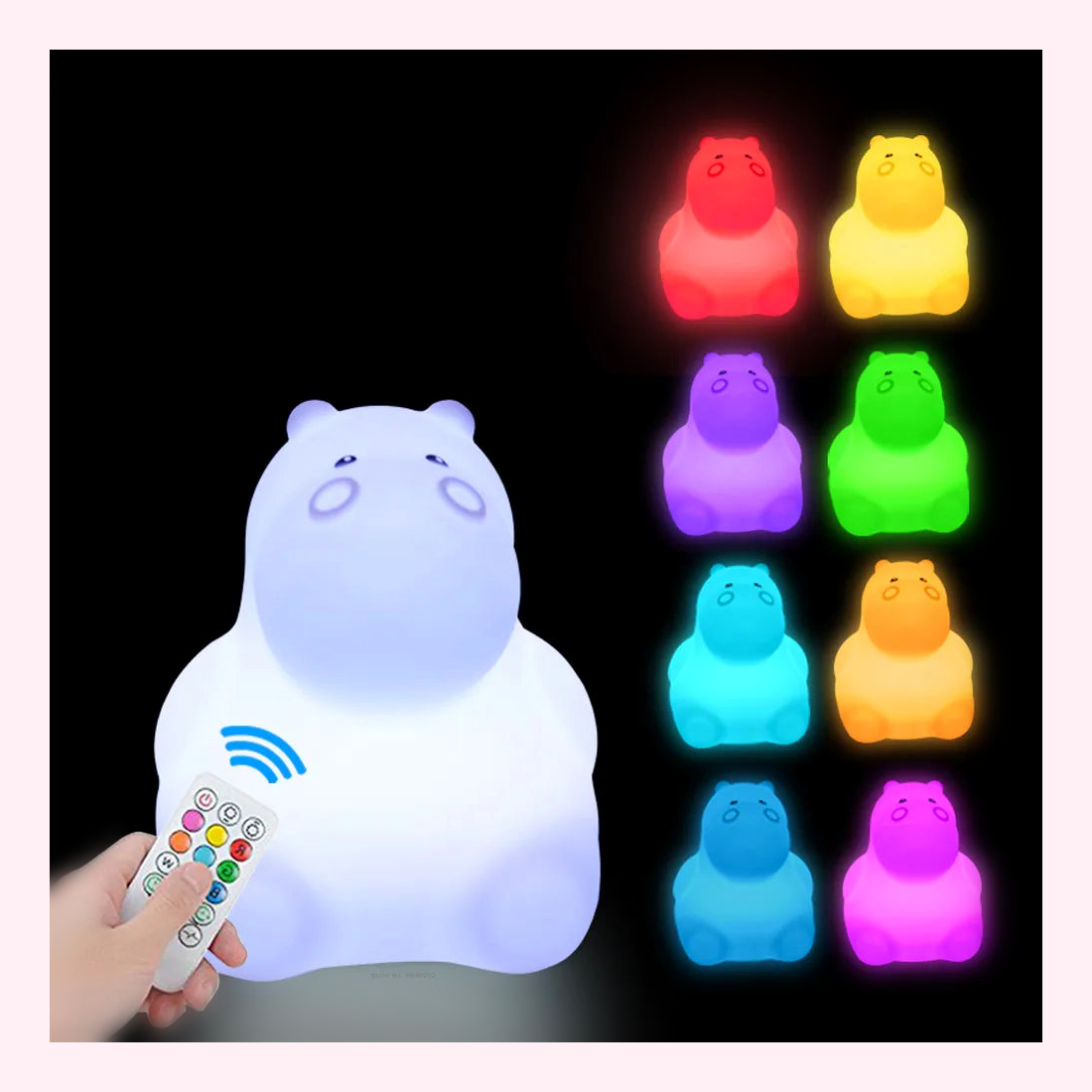 Veilleuse Animaux LED - Lampe Enfant - Modèle 17 - LumiCoeur