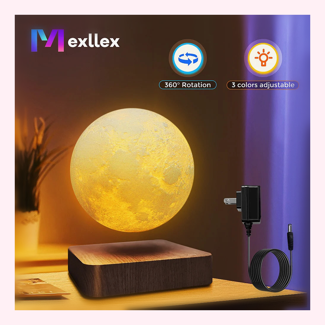 Veilleuse Planete Lévitation Maglev LED - LumiCoeur