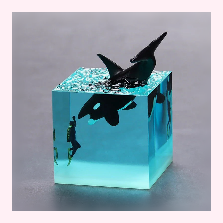 Veilleuse Baleine LED - Lampe Enfant - Modèle 4 - LumiCoeur