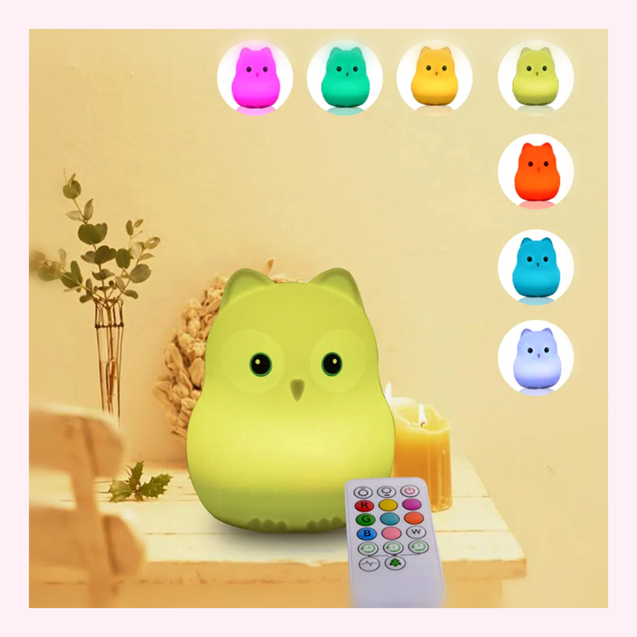 Veilleuse Animaux LED - Lampe Enfant - Modèle 14 - LumiCoeur