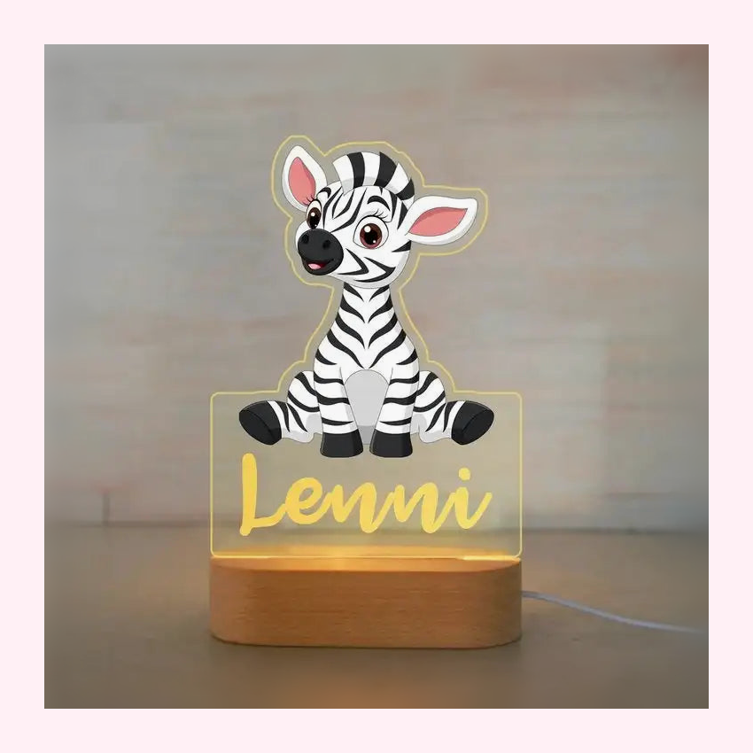 Veilleuse Personalisée LED - Décoration Chambre - Modèle 15 - LumiCoeur