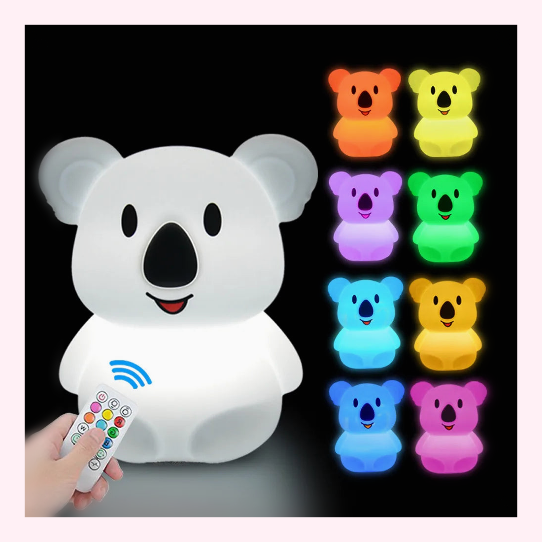 Veilleuse Animaux LED - Lampe Enfant - Modèle 25 - LumiCoeur