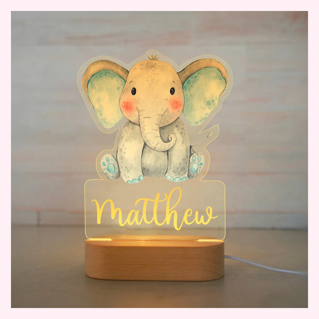 Veilleuse Personalisée LED - Décoration Chambre - Modèle 3 - LumiCoeur