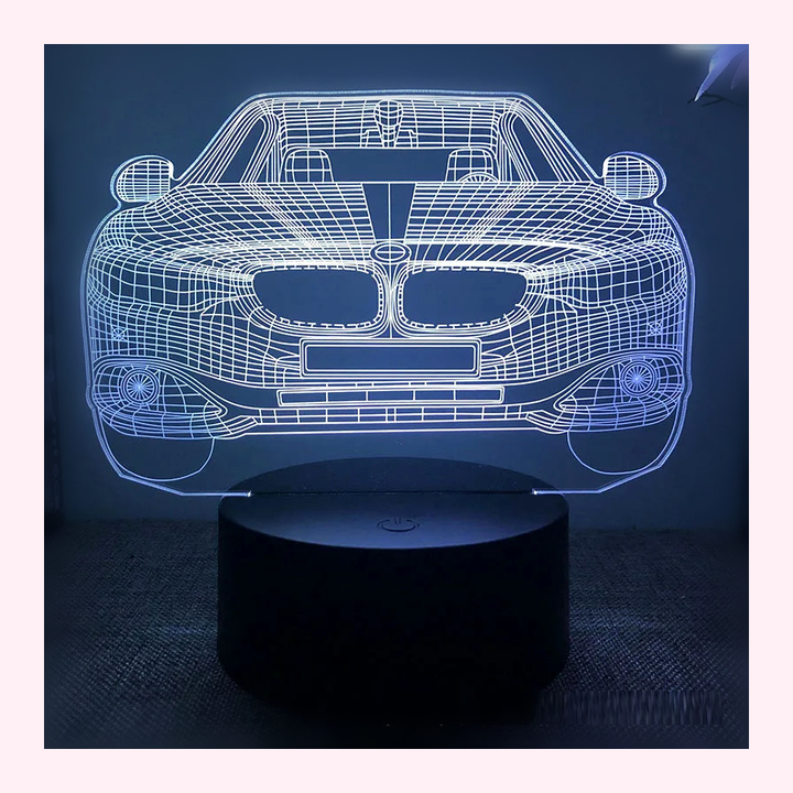 Veilleuse Formule1 LED - Décoration Chambre - Modèle 4 - LumiCoeur