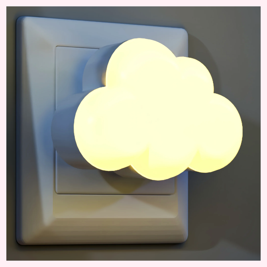 Veilleuse Nuage Éclair Lightning LED - Modèle 2 - LumiCoeur