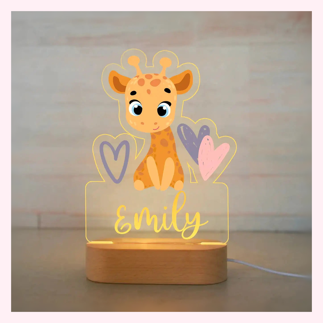 Veilleuse Personalisée LED - Décoration Chambre - Modèle 8 - LumiCoeur