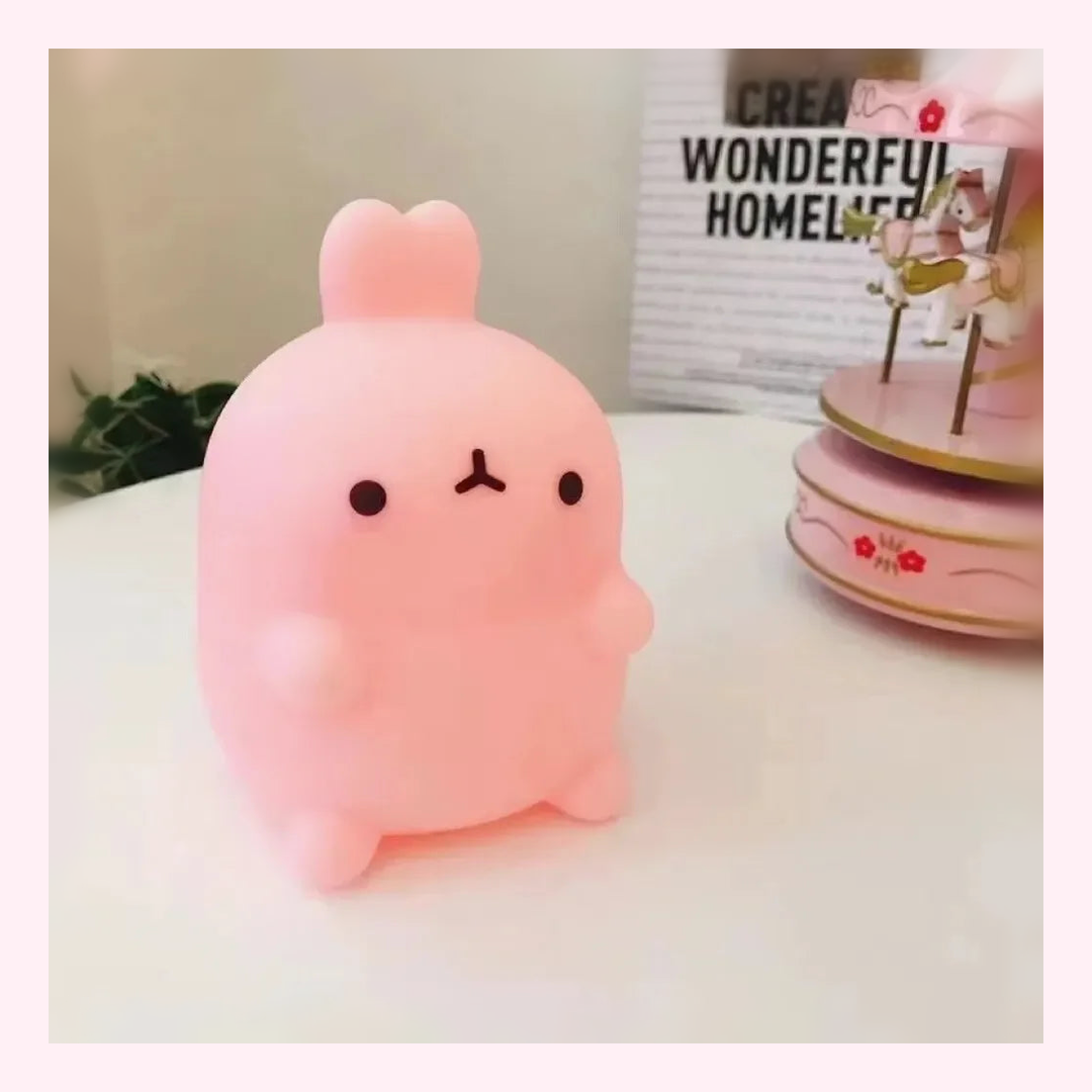 Veilleuse Lapin Tactile - Lampe Enfant - LumiCoeur