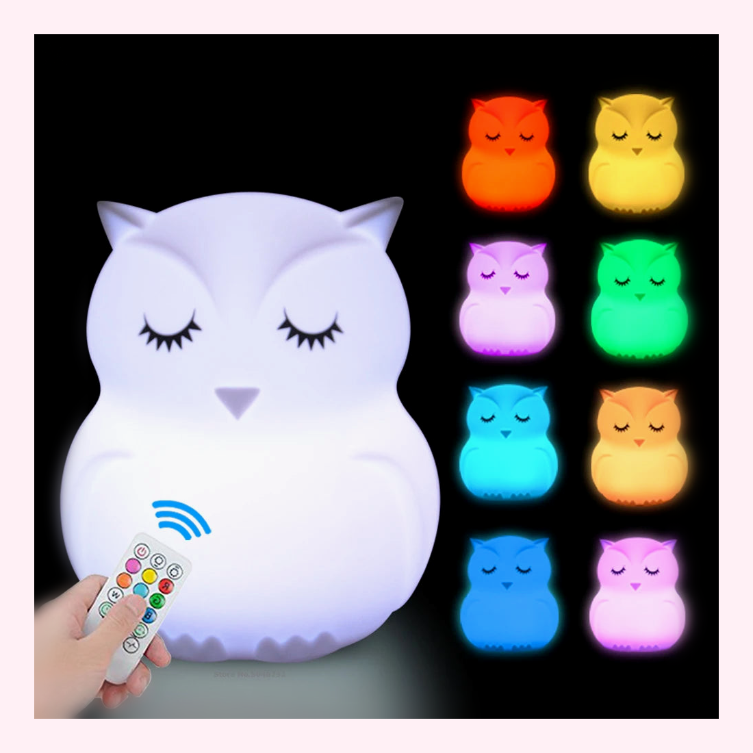 Veilleuse Animaux LED - Lampe Enfant - Modèle 26 - LumiCoeur