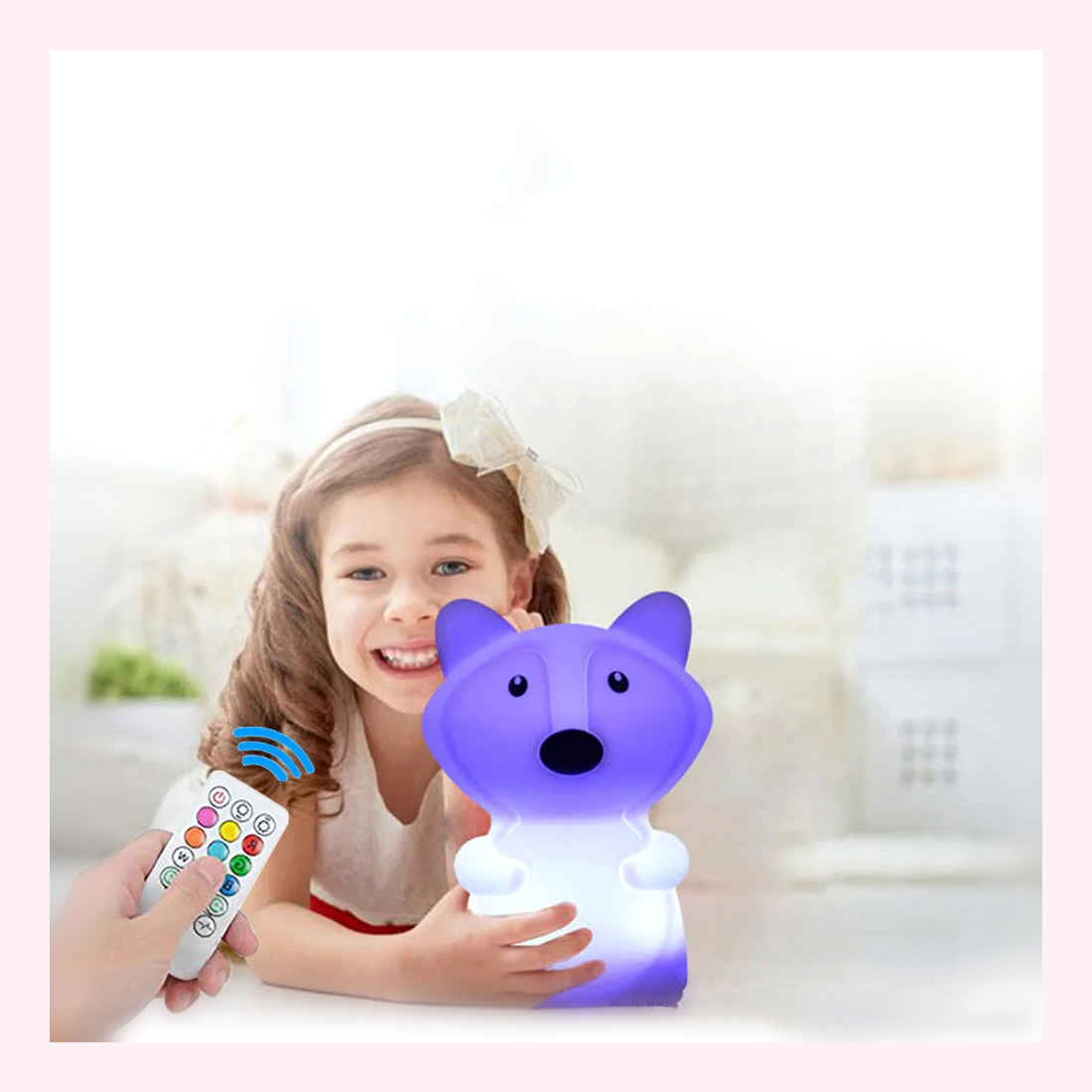 Veilleuse Animaux LED - Lampe Enfant - Modèle 13 - LumiCoeur