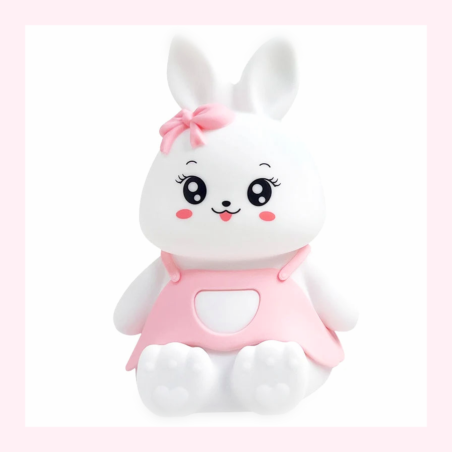 Veilleuse Lapin LED - Lampe Enfant - LumiCoeur