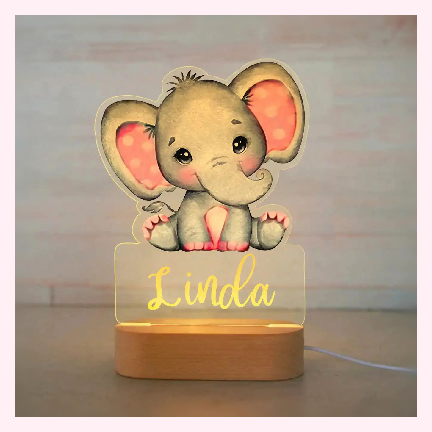 Veilleuse Personalisée LED - Décoration Chambre - Modèle 19 - LumiCoeur