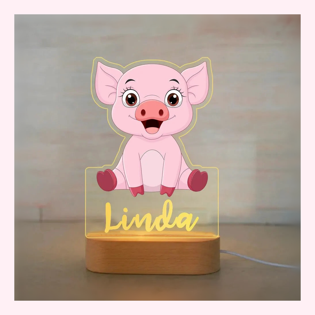 Veilleuse Personalisée LED - Décoration Chambre - Modèle 23 - LumiCoeur