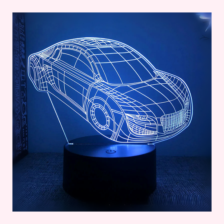 Veilleuse Formule1 LED - Décoration Chambre - Modèle 3 - LumiCoeur