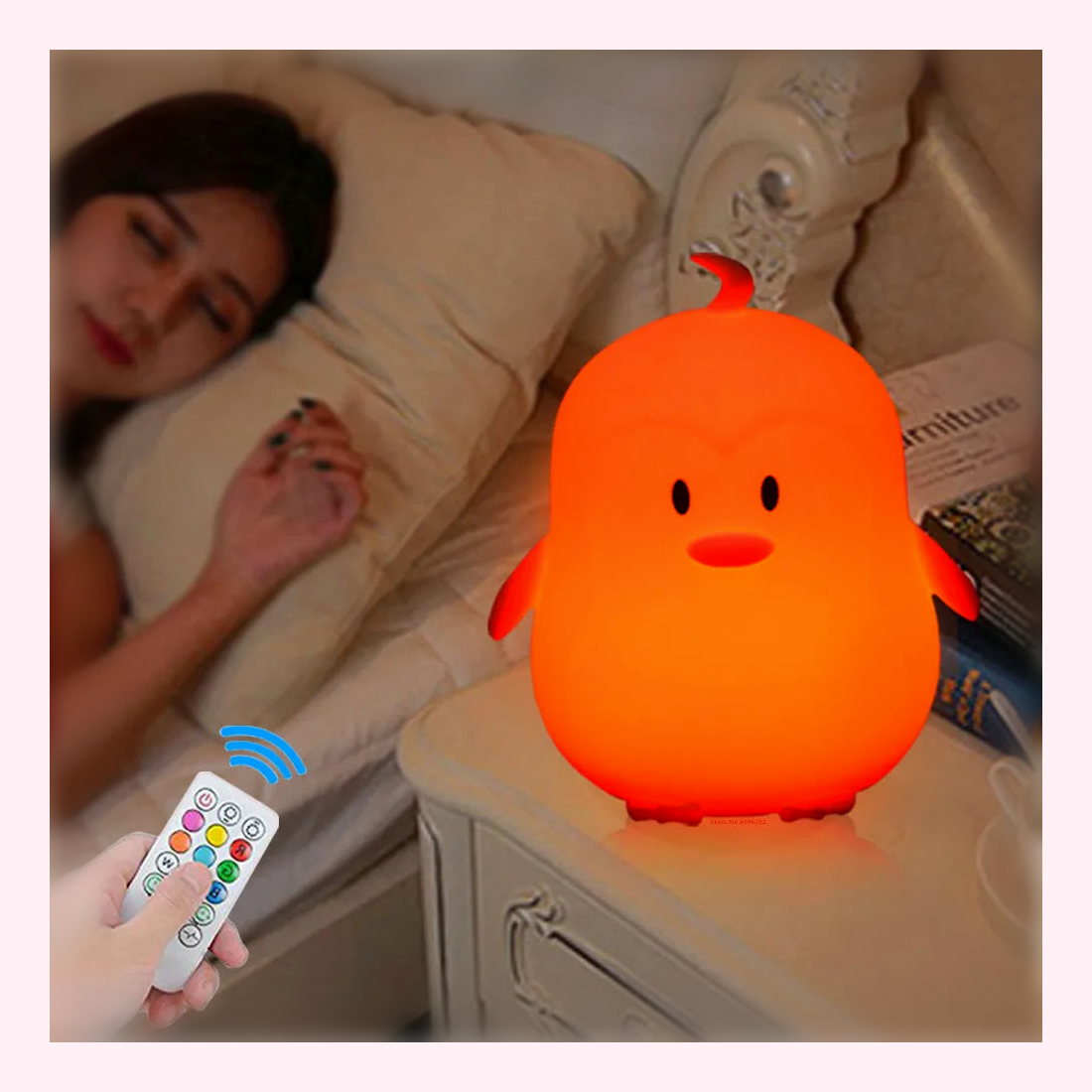 Veilleuse Animaux LED - Lampe Enfant - Modèle 21 - LumiCoeur