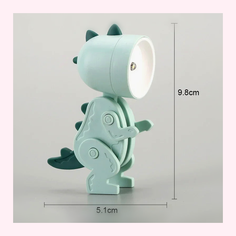 Veilleuse Dinosaure Tricératops LED - Modèle 3 - LumiCoeur