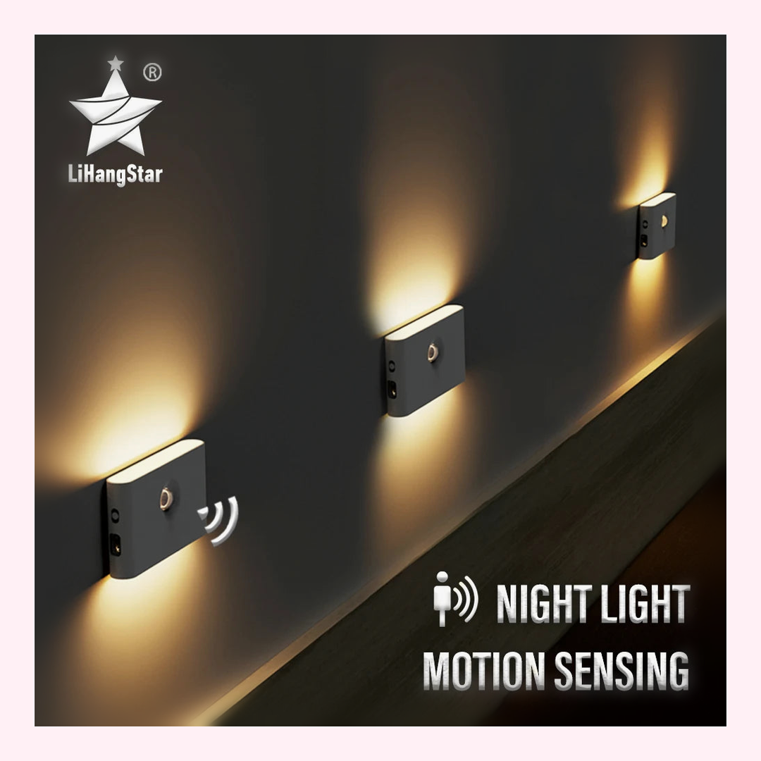 Veilleuse Murale LED Standard Rechargeable USB - Modèle 2 - LumiCoeur