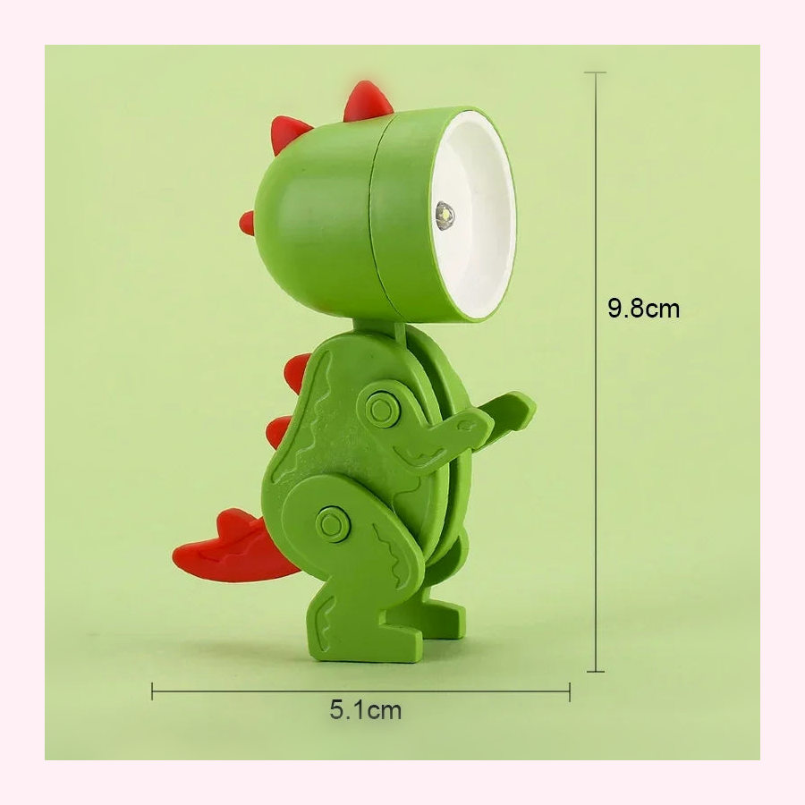 Veilleuse Dinosaure Vélociraptor LED - Modèle 3 - LumiCoeur