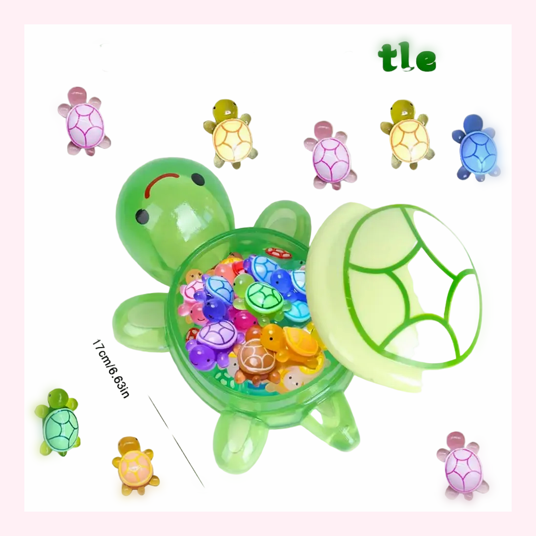 Veilleuse Tortue LED - Lampe Enfant - Modèle 3 - LumiCoeur