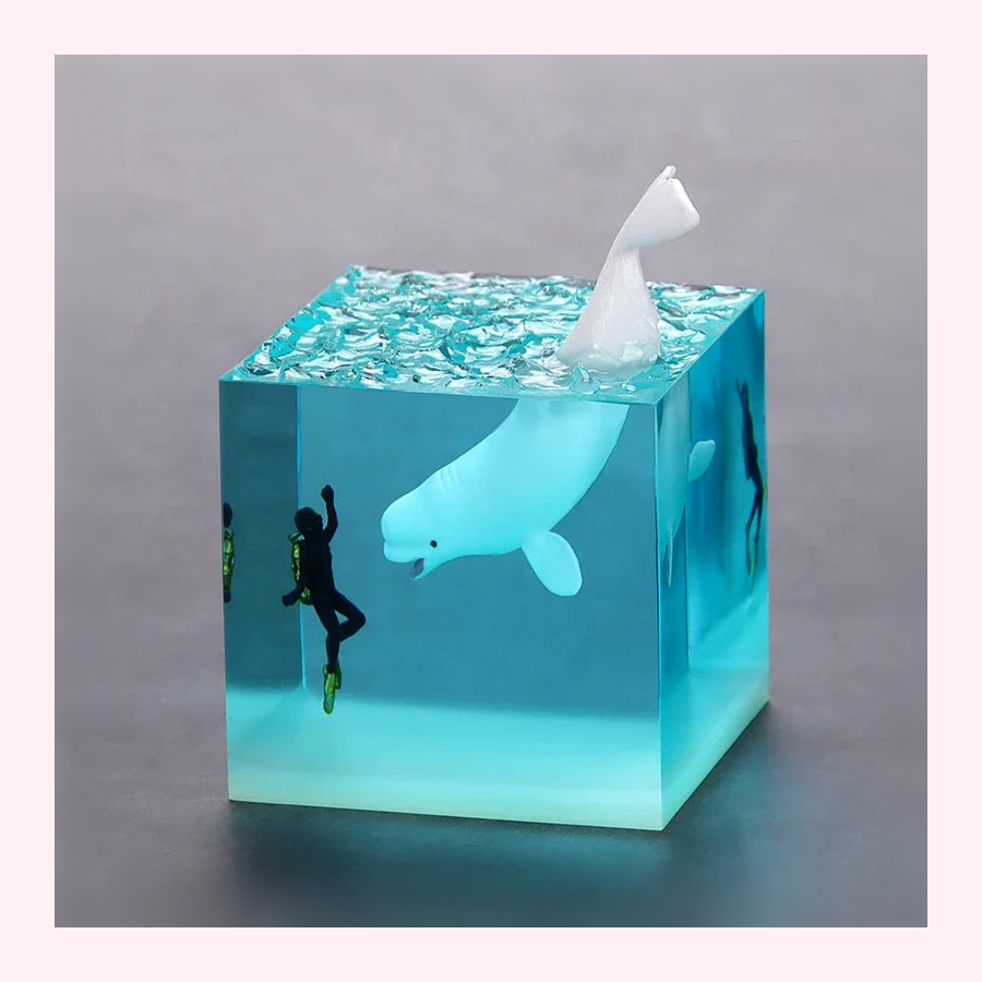 Veilleuse Baleine LED - Lampe Enfant - Modèle 5 - LumiCoeur