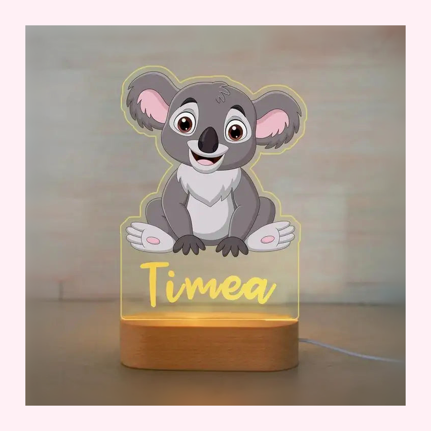 Veilleuse Animaux LED - Lampe Enfant - Modèle 19 - LumiCoeur