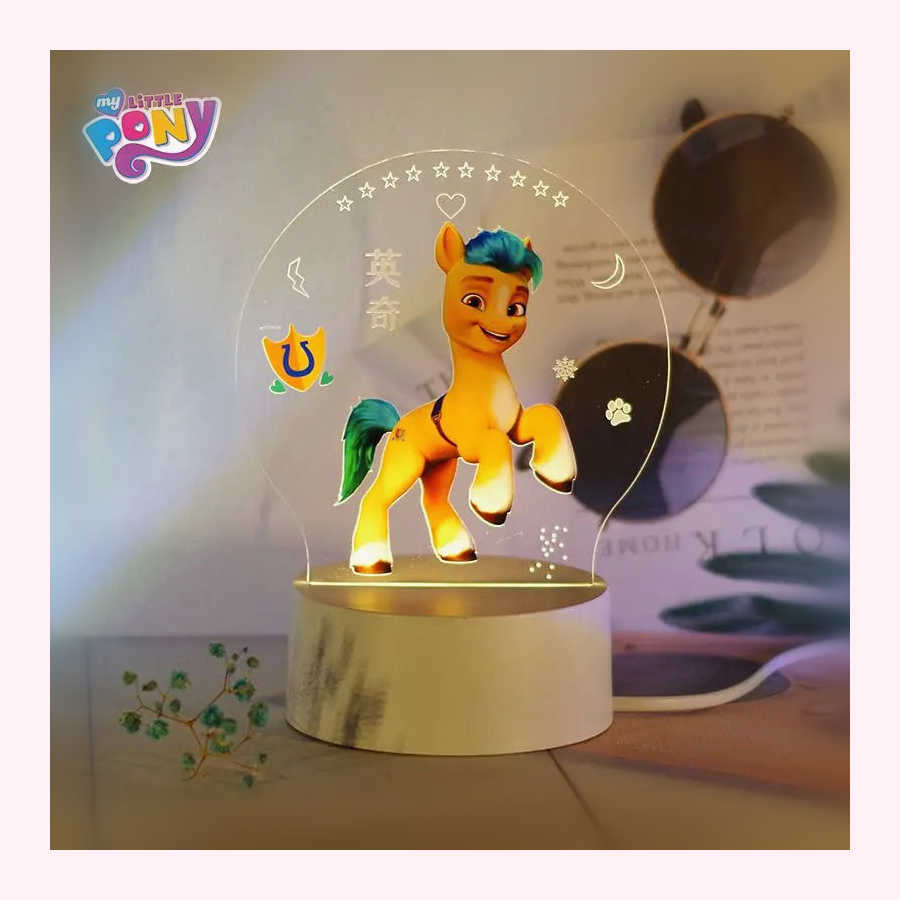 Veilleuse Poney LED - Lampe Enfant - Modèle 2 - LumiCoeur