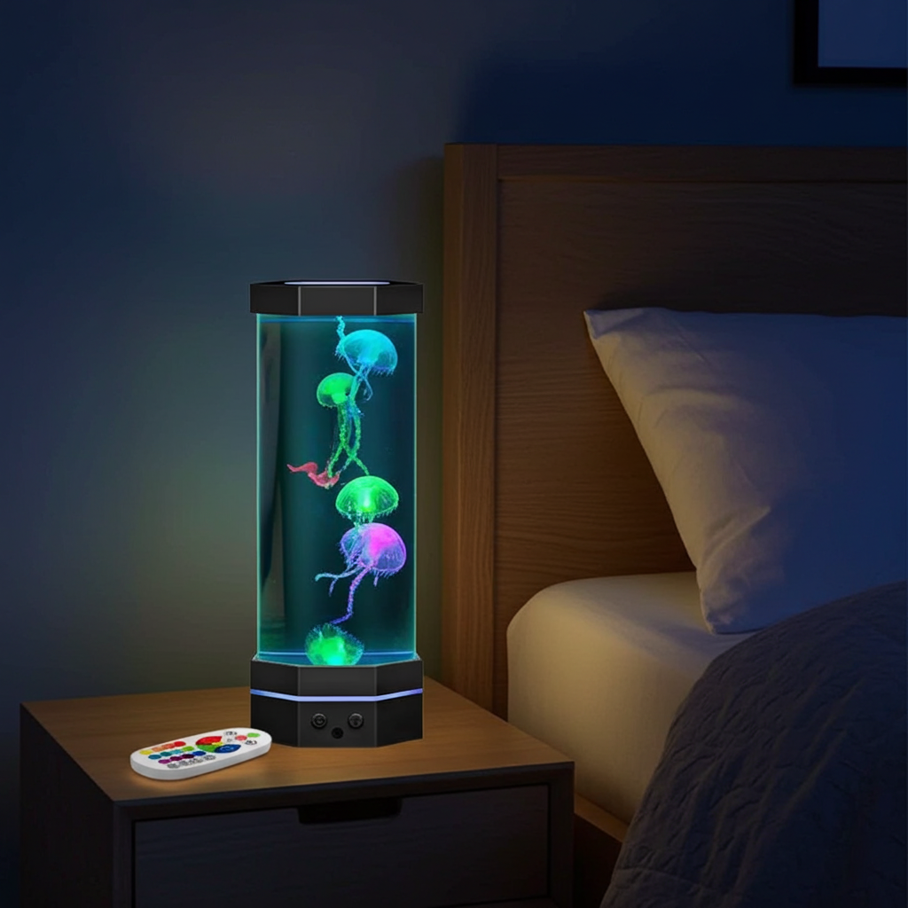 Veilleuse meduse projection - lampe enfant