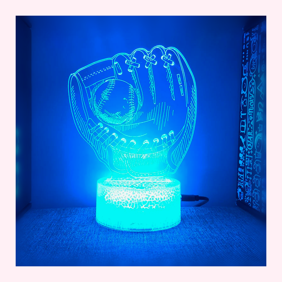 Veilleuse Sport LED - Décoration Chambre - Modèle 8 - LumiCoeur
