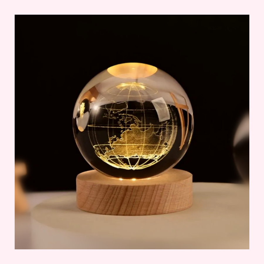 Veilleuse Planete LED 3D - Décoration Chambre - Modèle 2 - LumiCoeur
