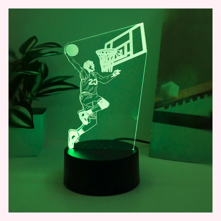 Veilleuse Basket LED - Décoration Chambre - LumiCoeur