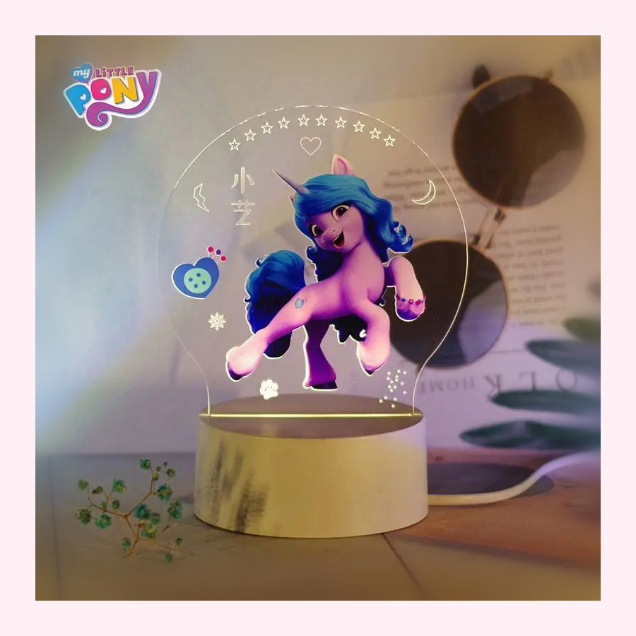 Veilleuse Licorne LED - Lampe Enfant - Modèle 4 - LumiCoeur