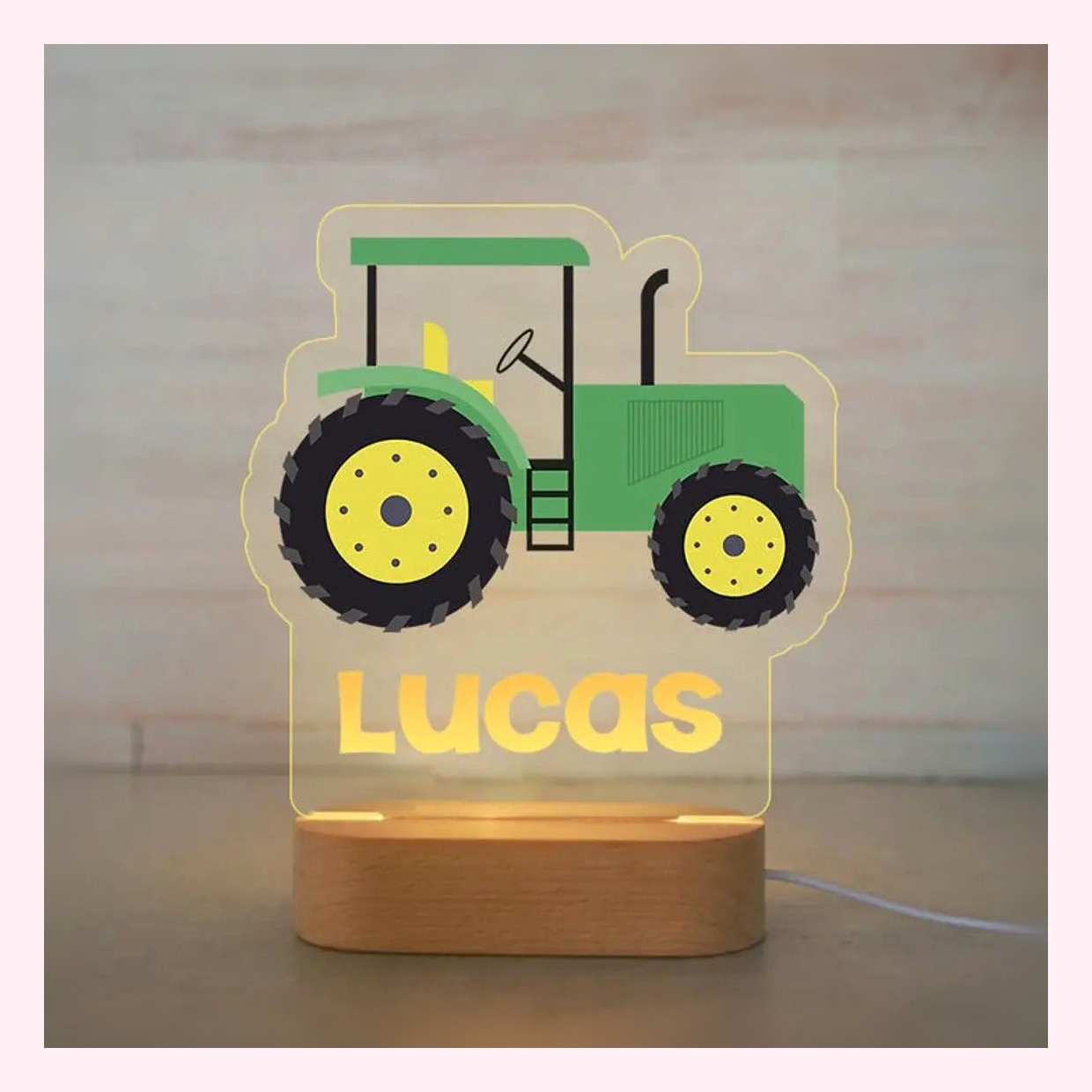 Veilleuse Personalisée LED - Décoration Chambre - Modèle 13 - LumiCoeur