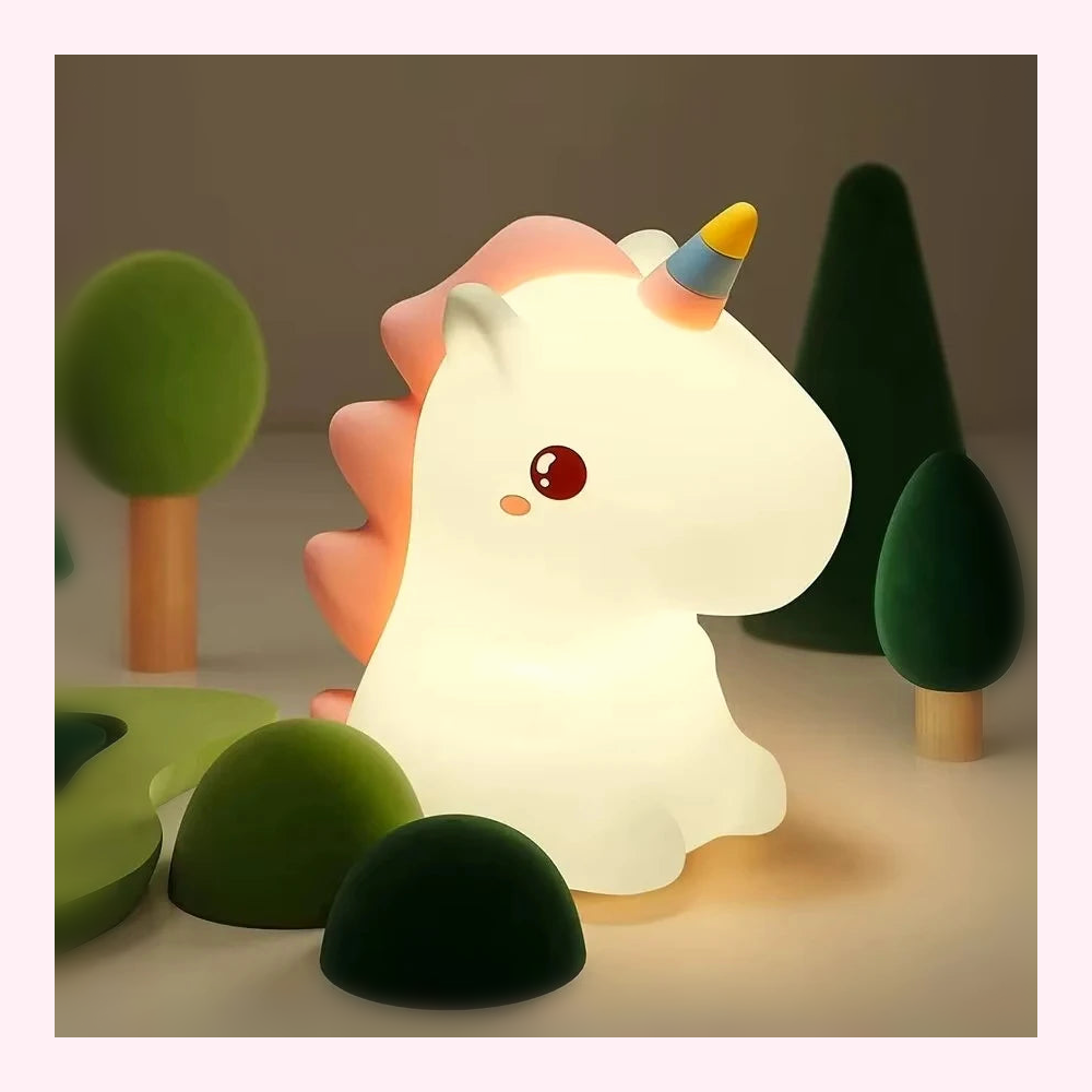 Veilleuse Licorne LED - Lampe Enfant - Modèle 8 - LumiCoeur
