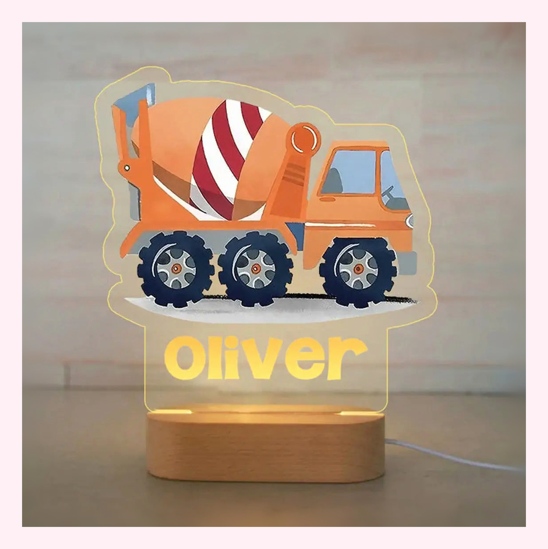Veilleuse Personalisée LED - Décoration Chambre - Modèle 21 - LumiCoeur