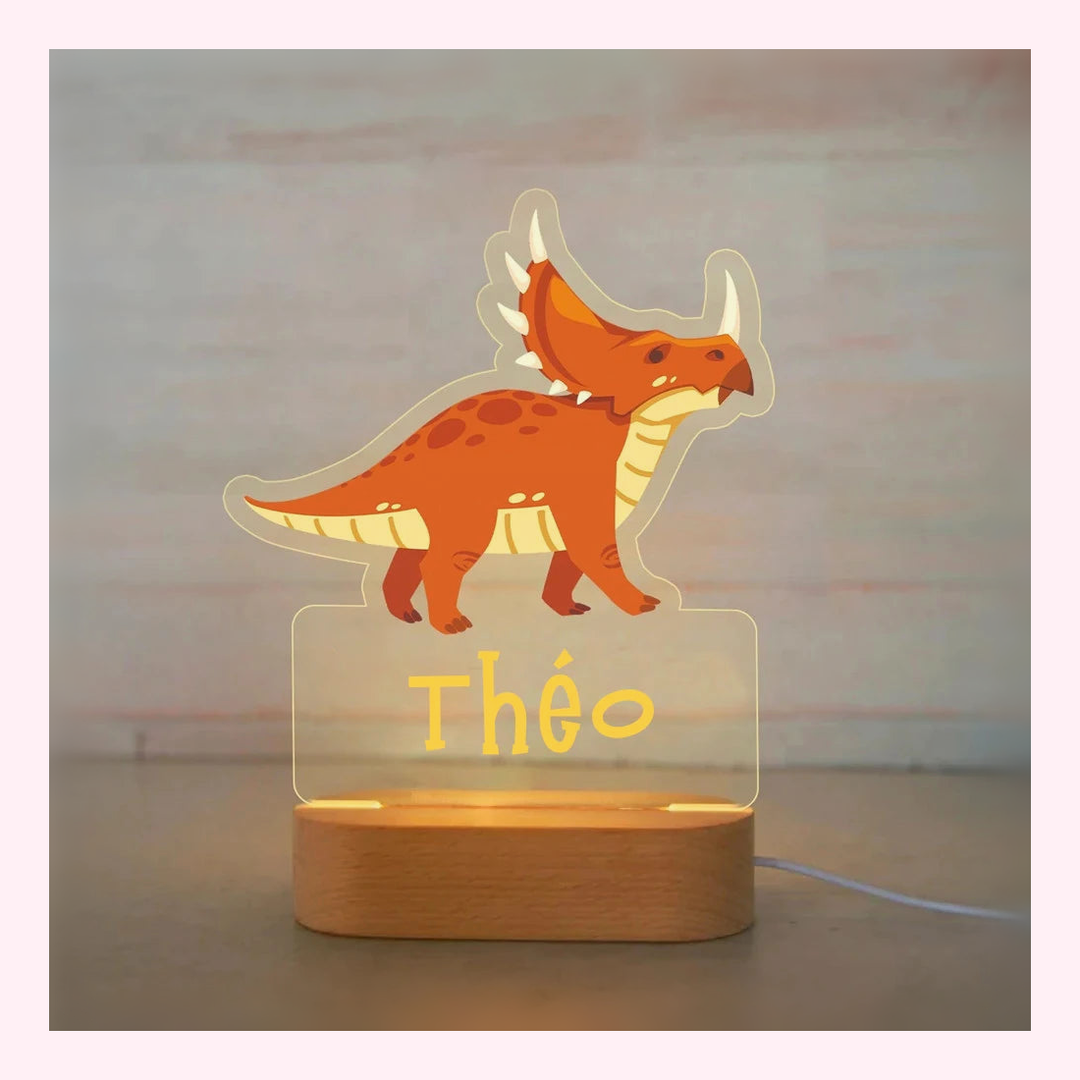 Veilleuse Dinosaure T-Rex 3D LED - LumiCoeur