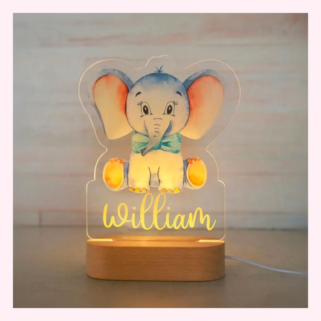 Veilleuse Animaux LED - Lampe Enfant - Modèle 18 - LumiCoeur