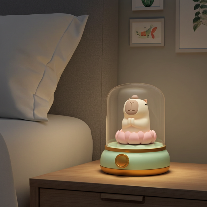 Veilleuse animaux LED en silicone — verte