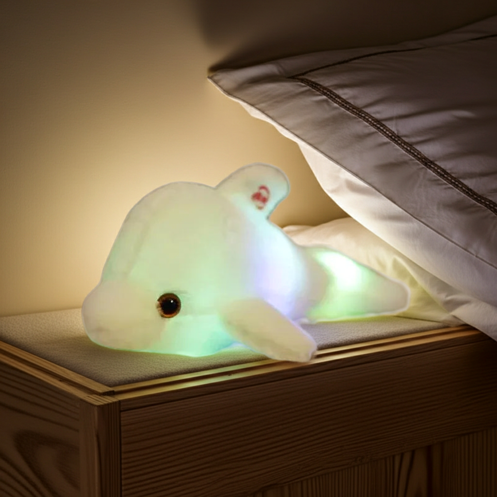 Veilleuse peluche doudou LED - décoration chambre