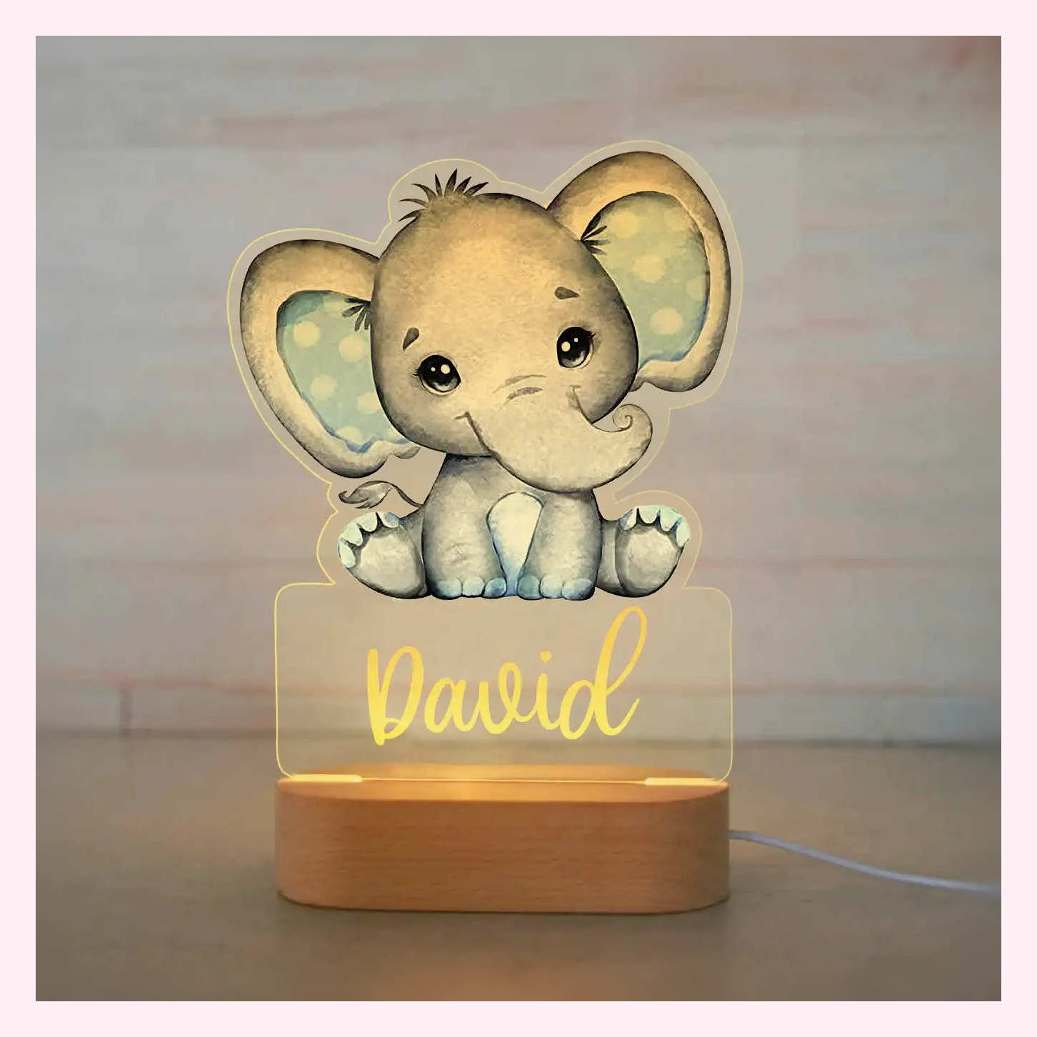 Veilleuse Animaux LED - Lampe Enfant - Modèle 35 - LumiCoeur