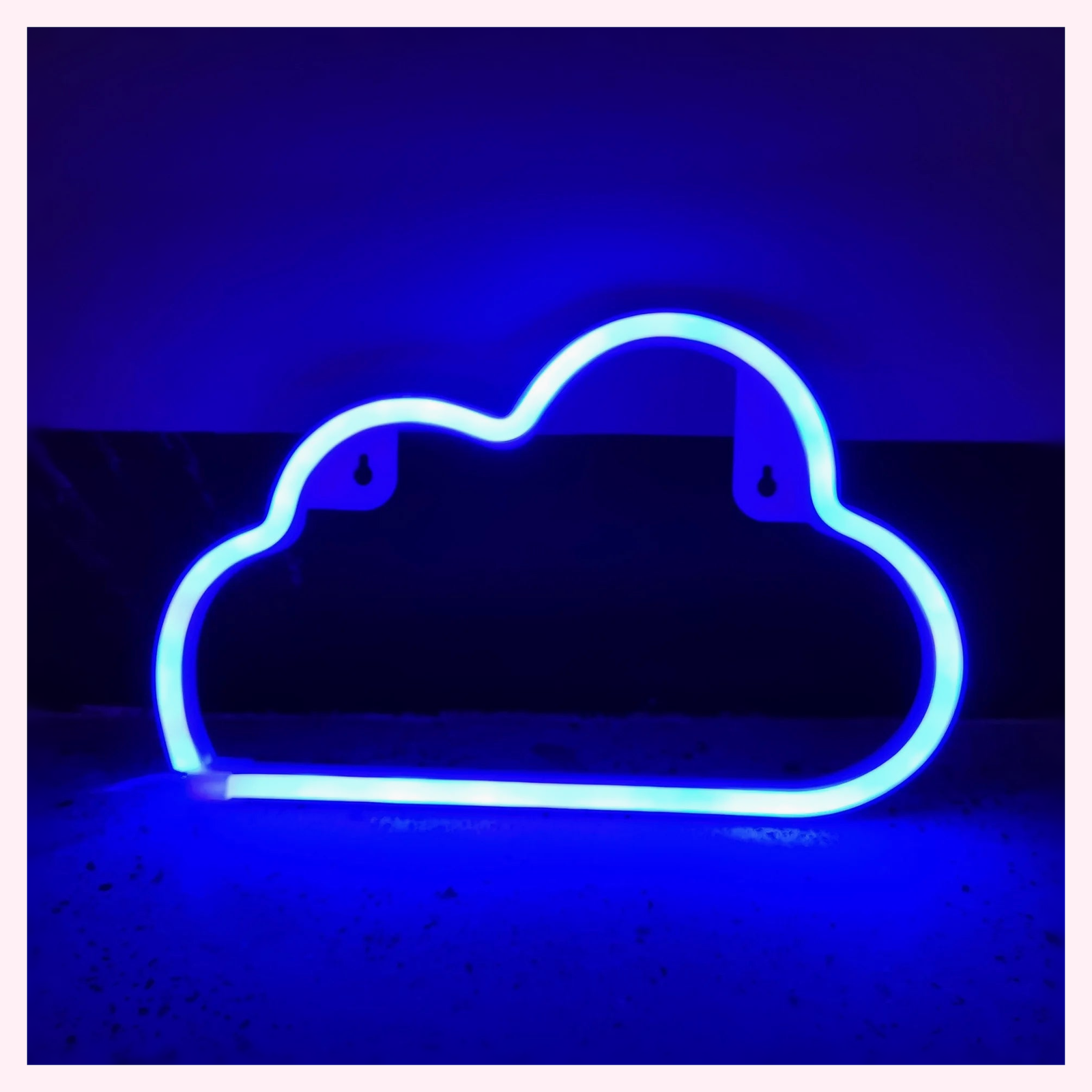 Veilleuse Nuage LED Murale - Lampe Enfant - Modèle 6 - LumiCoeur