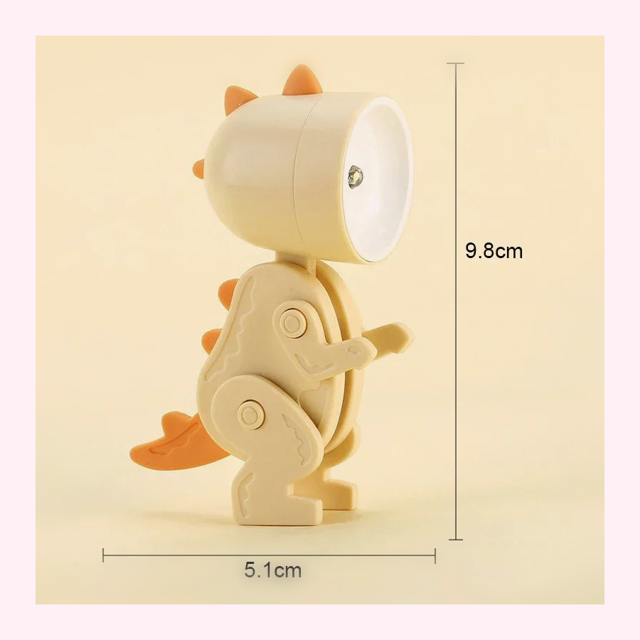 Veilleuse Dinosaure Stégosaure LED - Modèle 3 - LumiCoeur