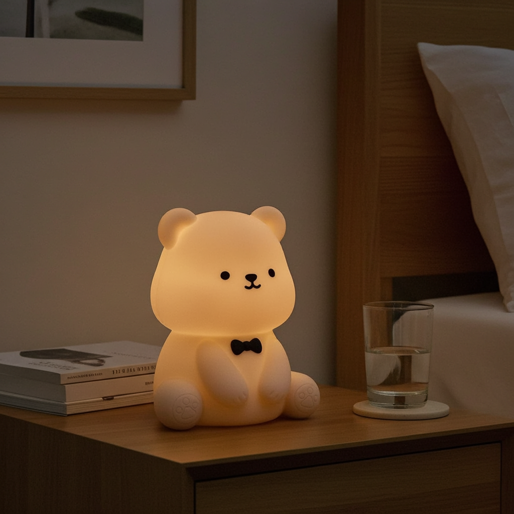 Veilleuse ours LED - lampe enfant - modèle 8