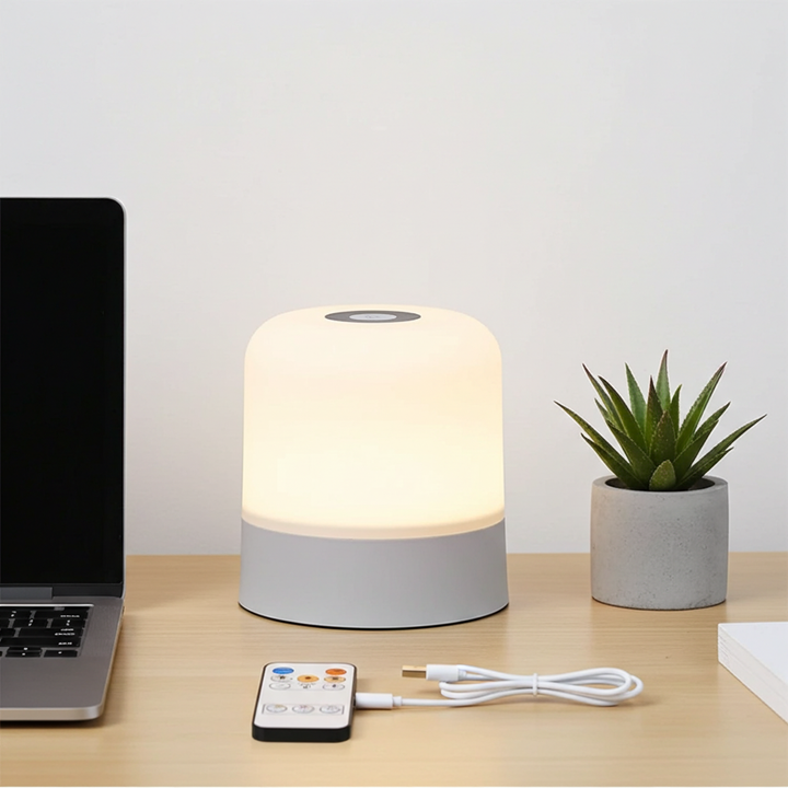 Veilleuse LED tactile - lampe RGB rechargeable - modèle 2