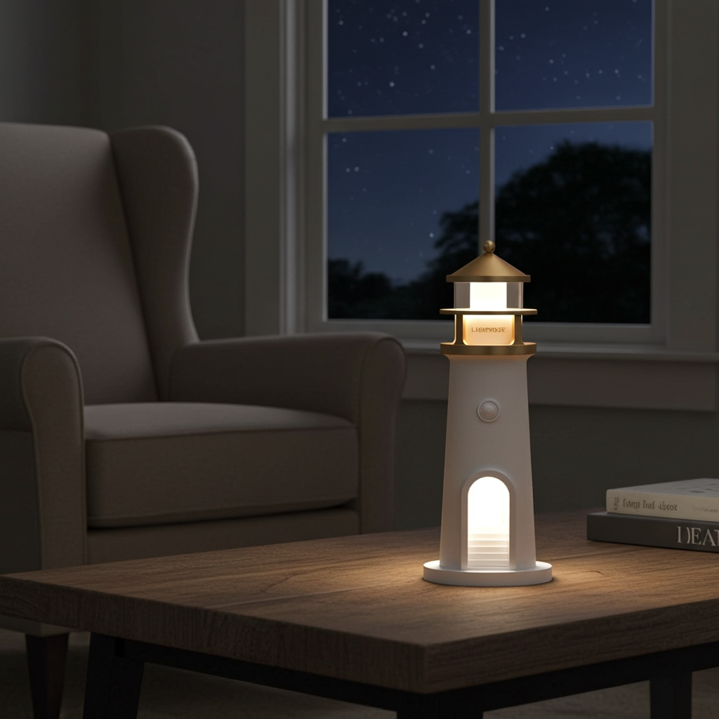 Veilleuse phare personalisée LED - modèle 6