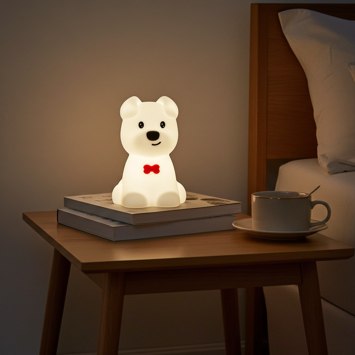 Veilleuse LED chien lumineux - taille moyenne