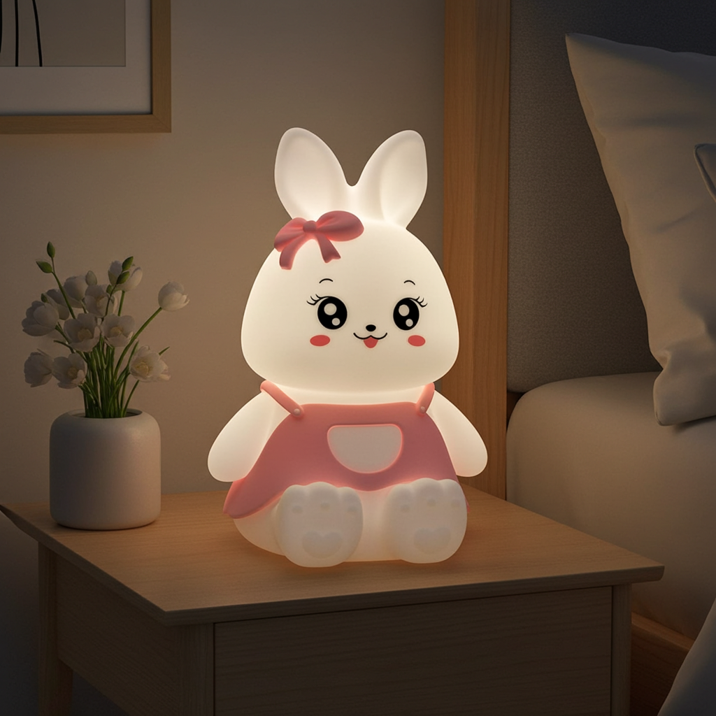 Veilleuse lapin LED - lampe enfant