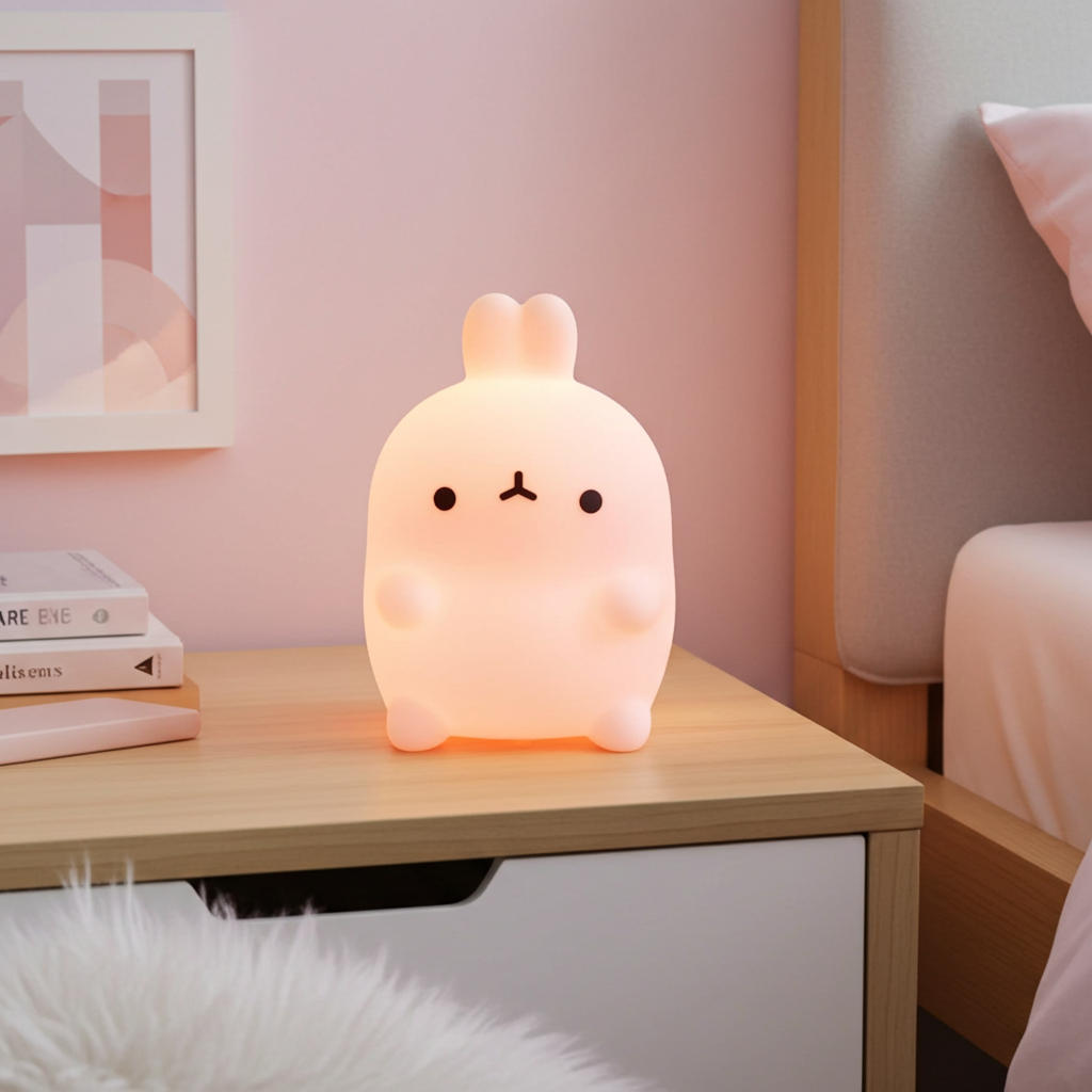 Veilleuse lapin tactile - lampe enfant