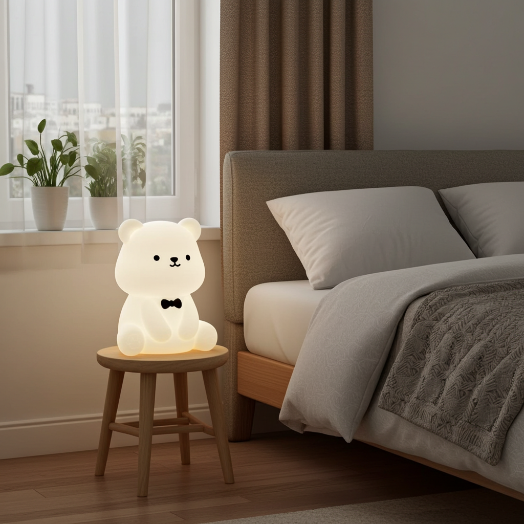Veilleuse ours LED - lampe enfant - modèle 6